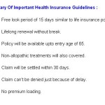 IRDA New Regulations For Health & Life Insurance:
